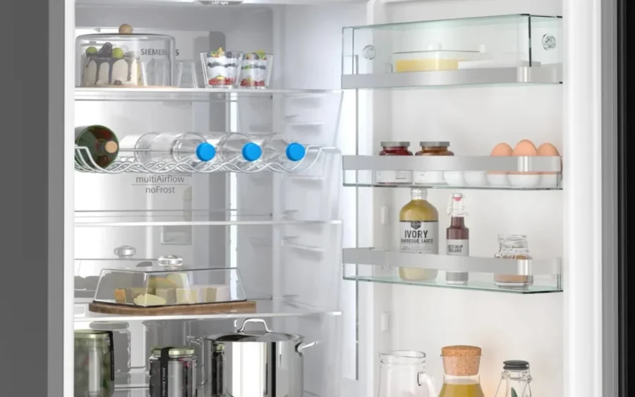 ثلاجة بمجمّد سفلي SIEMENS KG39NSBBF — صورة توضيحية للمواصفات