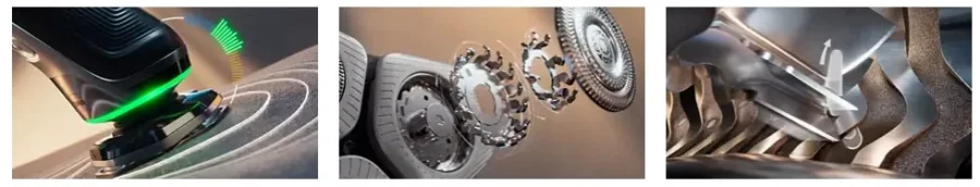 Electric shaver PHILIPS S9974/35 — Feature illustration
